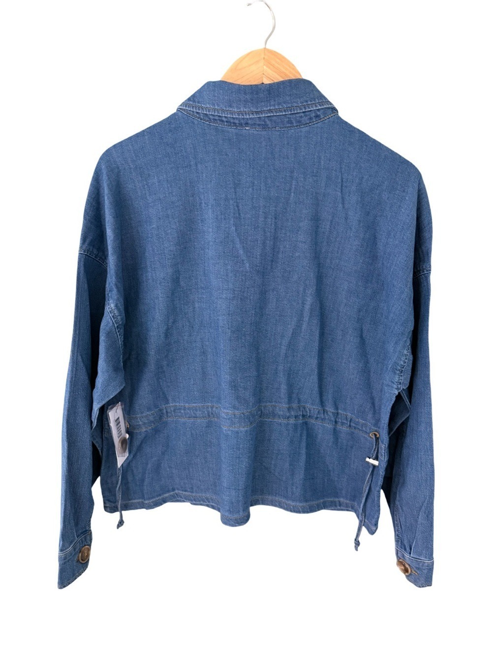 Tribal Lightweight Denim Jacket With Back Adjustment NWT Size M - Picture 5 of 10